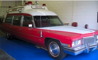 1973 Cadillac ambulance