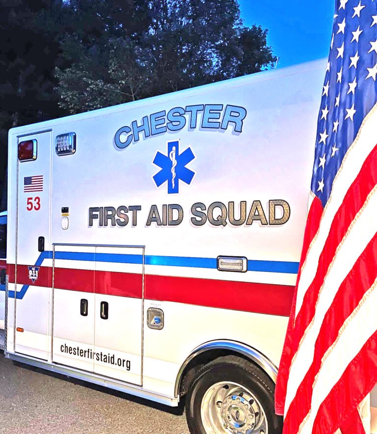 CFAS Ambulance with Flag