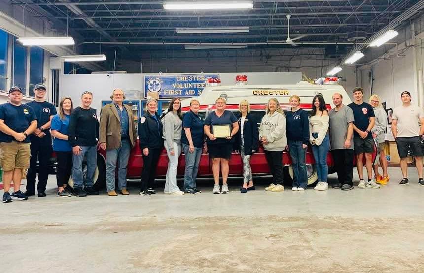 EMS Council of NJ presenting 80th Anniversary Award