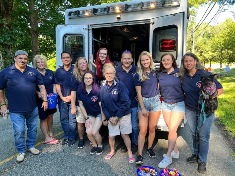 Team Photo Outside Ambulance